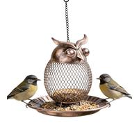 Mangiatoia Per Uccelli Da Esterno | Decorazione Giardino Vintage Graziosa,Mangiatoia Per Cardellini In Ferro | Per Balcone Terrazza Portico Albero Tetto Finestra Fringuello Merlo Azzurro Passero