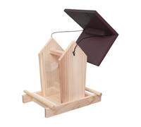 Mangiatoia per Uccelli da Esterno,Dispenser a Forma di Casetta | Mangiatoia In Legno Con Corda Per Pappagallini | Per Pappagallini Canarini Giardino Terrazzo