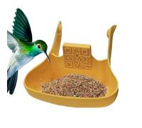 Mangiatoia Per Uccelli Da Esterno Per Giardino, Ciotole Da Esterno Per Uccelli, Vassoio Resistente Per Cardellini Per Osservazione Fauna Selvatica in Cortile Giardino Terrazzo Balcone e