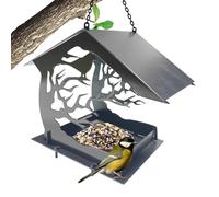 Mangiatoia per uccelli da esterno, robusta e a prova di scoiattolo, mangiatoia per uccelli - Decorazioni da giardino multiuso Heavy Duty mangiatoia per uccelli selvatici per terrazze cortile