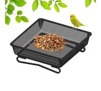 Mangiatoia per uccelli da,Ferro Resistente alle Intemperie e Antiruggine - Mangiatoie per Cornacchie da per Esterno,Per ghiandaia azzurra e corvo selvatici in giardino, balcone, davanzale, patio, cor