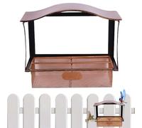 Mangiatoia Per Uccelli Da Finestra | Arredo Giardino Resistente Alle Intemperie Staccabile | Mangiatoi Da Finestra Esterni | Per Osservare e Fringuelli su Balcone Giardino Cortile e