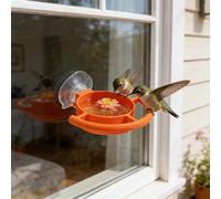 Mangiatoia per uccelli da finestra con ventose, plastica per colibrì e selvatici, facile da pulire, porta la natura a casa tua - 1PCS