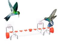 Mangiatoia per uccelli da finestra, mangiatoia per uccelli a singola, mangiatoia per colibrì, mangiatoia per uccelli a tubo lungo per anziani, bambini, amici