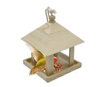 Mangiatoia per uccelli da finestra | Mangiatoia per uccelli da esterno, da appendere, grande capacità, decorazione creativa per balcone, ornamento da giardino resistente alle intemperie per cortile