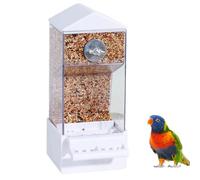 Mangiatoia Per Uccelli Da Gabbia - Mangiatoia Automatica Per Uccelli Esterna Gabbia | Contenitore Cibo Antischizzi Trasparente,Per Cortile Balcone Terrazza Recinzione