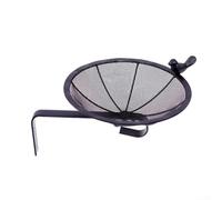 Mangiatoia per uccelli da parete in acciaio inox con struttura in un unico pezzo per proteggere i piedi degli uccelli e fori autodrenanti per mantenere le condizioni di alimentazione asciutte