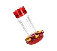 Mangiatoia per uccelli decorazione da giardino per gli amanti del birdwatching mangiatoia per colibrì per esterni con 5 stazioni di alimentazione porte di alimentazione