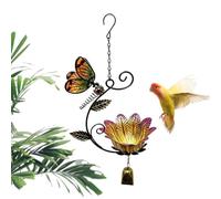 Mangiatoia Per Uccelli Esterni Campanello A Design Distributore Di | Mangiatoia Per Colibrì Per Portico Parco Balcone Posteriore Cortile Prato Patio Giardino Terrazza Deck
