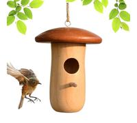 Mangiatoia Per Uccelli | Hangble Bird House | Capanna Da Giardino Per Il Rifugio Per Animali Da Giardino In Legno Comodo Da Installare | Versatile | 13x10x10cm | Per Il Cortile Del Patio Sul Balcone P