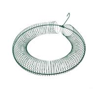 Mangiatoia per uccelli in acciaio da appendere, progettata per giardini all'aperto, per attirare la natura selvaggia di uccelli e scoiattoli (verde)