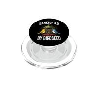 Mangiatoia per uccelli in bancarotta da Birdseed Funny Vintage Bird Feeder Lover PopSockets PopGrip per MagSafe
