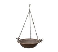 Mangiatoia per uccelli in ferro battuto artistico con uccelli per la decorazione del giardino e l'alimentazione degli uccelli all'aperto Fornitore all'aperto antiruggine