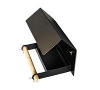 Mangiatoia per uccelli, in metallo robusto, per esterni e fringuelli | per passeri e cinciole blu nel cortile sul retro