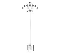 Mangiatoia per uccelli - Mangiatoia per uccelli selvatici con asta, stabile stazione di osservazione degli uccelli, per giardino, giardino, prato, terrazzo, esterno