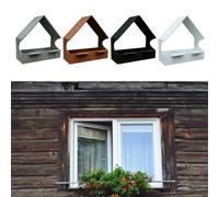 Mangiatoia per uccelli montata su finestra che utilizza la costruzione supporta opportunità di documentazione visiva e ambienti di apprendimento informale (bianco)