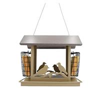 Mangiatoia Per Uccelli Passeri Mangiatoia Per Uccelli All'aperto Con Per Appesa Al Tetto Per La Decorazione Del Giardino Facile Da Pulire Piccioni Balcone