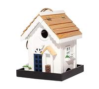 Mangiatoia Per Uccelli Passeri Mangiatoia Per Uccelli In Legno Durevole Tipo Di Villa Pensile Per Selvatici Regali Per La Decorazione Del Giardino Piccioni Balcone