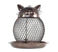 Mangiatoia Per Uccelli Passeri Mangiatoia Per Uccelli Selvatici Da Appendere Durevole A Forma Di Gatto Vintage Per Per Decorazione Giardino All'aperto Piccioni Balcone