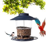 Mangiatoia per uccelli per esterni, impermeabile, per giardino, resistente alle intemperie, con grande capacità, per cardinali, Bluebird, passeri, alimentatori decorativi per esterni