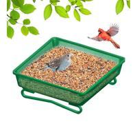 Mangiatoia per uccelli per esterni, per colibrì all'aperto, griglia in metallo, accessorio per animali domestici per conigli, corvo, scoiattolo, decorazione da giardino