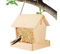 Mangiatoia per uccelli per esterni, vassoio da appendere, stazione per uccelli, giardino, balcone, patio, albero, portico, osservazione di specchi e colibrì