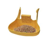 Mangiatoia per uccelli per il giardino - Mangiatoia per uccelli per esterni - Dispenser per mangimi per fringuelli a prova di perdite, per cartelli stradali, giardino, balcone, terrazza, città