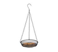 Mangiatoia per uccelli per lampadine esterne, Flat Bird Feeder | All'esterno selvaggio casetta per uccelli selvatici, alimentazione a rete, decorazione da giardino con catene, stazione di
