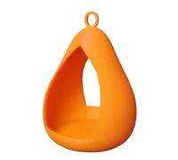 Mangiatoia per uccelli resistente, a di pera, stazione di alimentazione resistente alle intemperie, decorazione esterna per esterni, giardino, cortile, patio, 10 x 12 cm