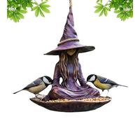 Mangiatoia per Uccelli,Resistente agli Agenti Atmosferici per Tutti i 'Anno | Piccola mangiatoia per uccelli selvatici da esterno | per Fringuelli, Passeri, Pappagallini in Giardino