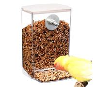 Mangiatoia Per Uccelli Ricaricamento Automatico - Alimentatore Automatico Uccelli Staccabile | Contenitore Per Alimenti Trasparente Per Terrazza Giardino Gallina Finestra