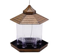 Mangiatoia per uccelli selvatici a prova di scoiattolo facile da usare e pulire