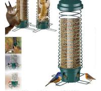 Mangiatoia per uccelli selvatici a prova di scoiattolo - Mangiatoia portatile per uccelli da giardino.