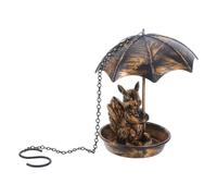 Mangiatoia Per Uccelli Selvatici in Metallo Alimentatore Scoiattolo Da Esterno