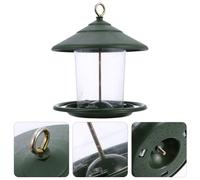 Mangiatoia per uccelli selvatici per esterni, da appendere, resistente alle intemperie, contenitore per mangiatoia per uccelli, strumenti per l'alimentazione degli uccelli, per forniture da giardino