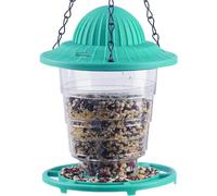 Mangiatoia per uccelli selvatici sospesa a prova di scoiattolo, facile da usare, retrattile per cortile, giardino, patio, decorazione del co