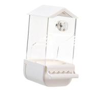 Mangiatoia per uccelli senza disordine, mangiatoia per uccelli automatica | No Mangiatoie per Uccelli Cockatiel Dispenser di Cibo Ciotole | Mangiatoie per selvatici in stile Pole per parrocche