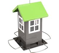 Flamingo mangiatoia in metallo per uccelli 1 pz