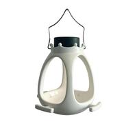 Mangiatoia per Uccelli Solare Dispositivo di Alimentazione con Luce LED da | Alimentatore per Uccelli Decorativo a Lanterna per Cince Balconi Passeri Cardellini Giardino