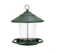 Mangiatoia per uccelli sospesa in plastica per giardini all'aperto con design a doppio piede per incoraggiare la visita degli uccelli