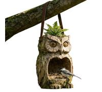 Mangiatoia per uccelli su albero Alimentatore per Uccelli con Scultura di | Alimentatore Passeri Per Esterno Giardino Cortile Cortile Posteriore Portico Alber