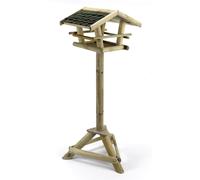 Mangiatoia per Uccellini 35x38xh100 cm Happiness in Legno FSC Naturale