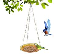 Mangiatoia Per - Vassoio Poco Profondo In Metallo Accento Da Giardino, Finitura Resistente Agli Agenti Atmosferici | Decorativo Per Nettare, Accessorio Per La Visualizzazione Di Attratt