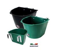 Mangiatoia portatile con staffe in metallo e tappo di scarico 16 lt Tattini