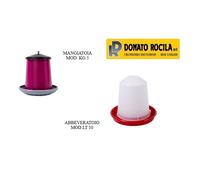 MANGIATOIA PULCINI E VOLATILI KG 5 E ABBEVERATOIO POLLI E GALLINE LT 10