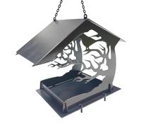 Mangiatoie for uccelli in metallo for esterni, mangiatoie for a forma di casa a prova scoiattolo, for larghe in | Multiuso for selvatici