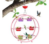 Mangiatoie Per Colibrì In Metallo Per Esterni - Alimentatore Uccelli Mosca Resistente Alle | Stazioni Di Alimentazione Pratiche Per Colibrì Per La Decorazione Della E Del Giardino Posteriore