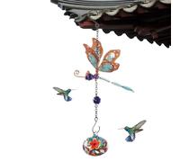 Mangiatoie Per Colibrì Incantevole Mangiatoia Per Uccelli Come Decorazione | Mangiatoio Incantevole Con Carillon Per Colibrì Per Giardino Cortile Feste Balcone E Viali