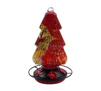 Mangiatoie per colibrì Piccolo uccello selvatico Facile Pulizia Appeso Abbeveratoio Per Giardino Cortile Vetro