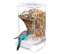 Mangiatoie Per Criceti In Gabbie Per Uccelli | Mangiatoia Anti Rovescio in Acrilico per Pappagalli - Per Animali Domestici Da Esterno Interno Balcone Giardino Per Cocorite Calopsite